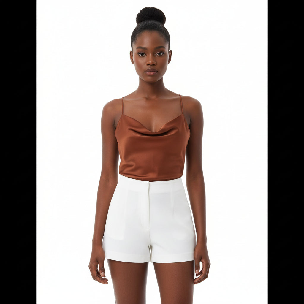 Chic Fashion Straps Sexy Backless Crop Top