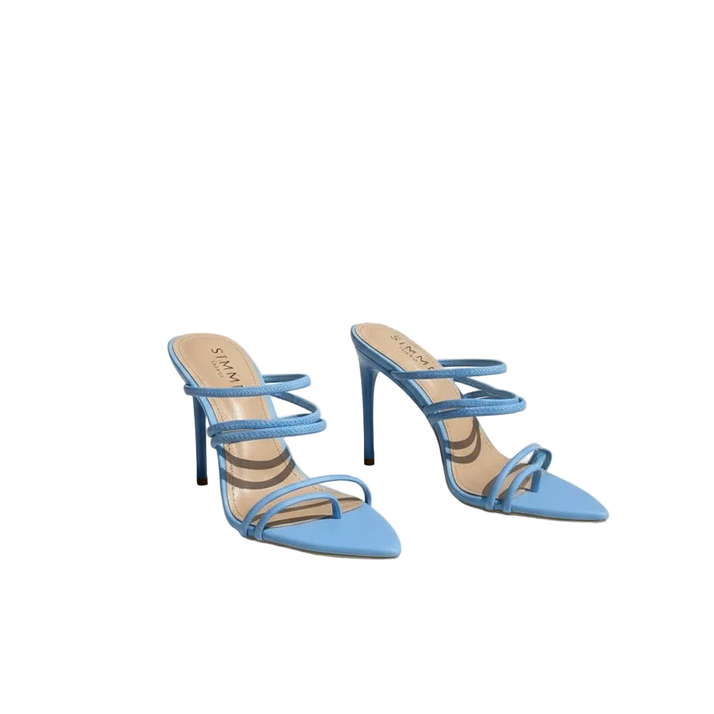 Strappy Stiletto Mules