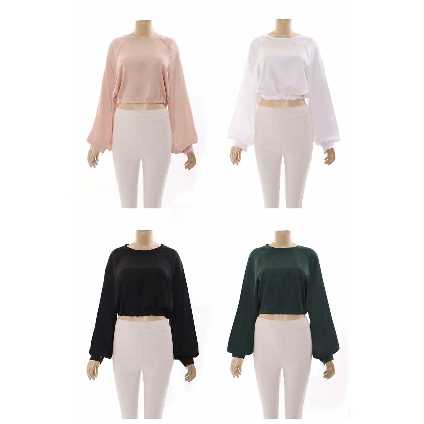 Round Neck Long Sleeve Top