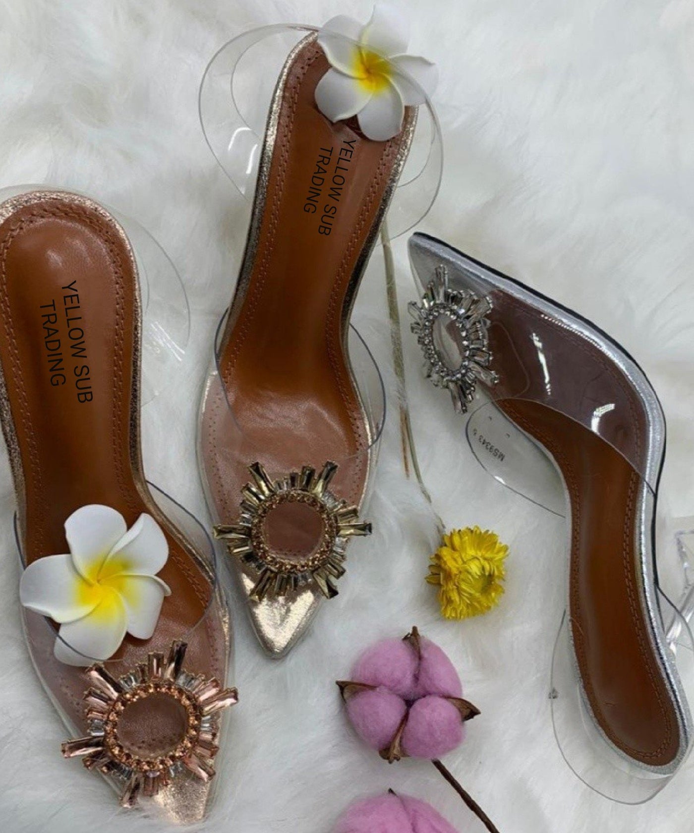 PVC Pumps Stilettos High Heels Shoes 
