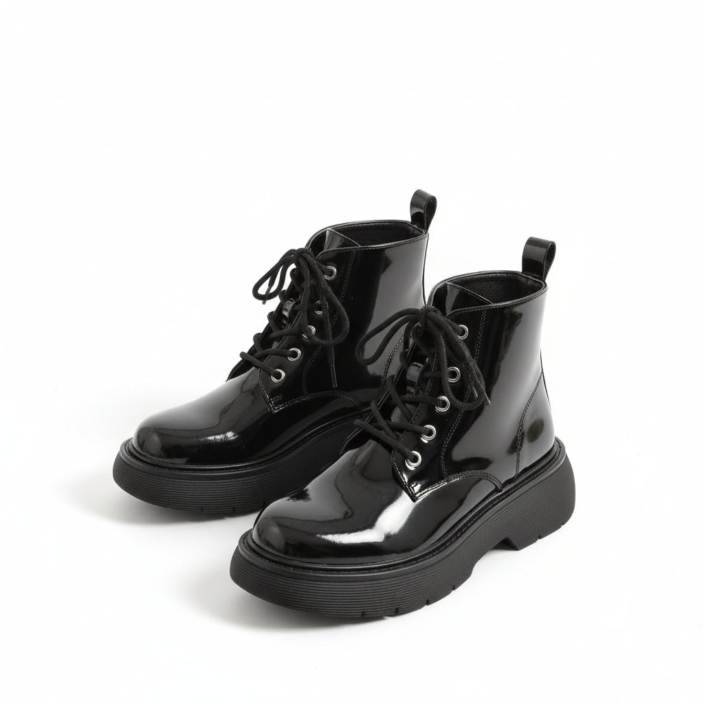 Retro Thick-soled Ankle Short Boots