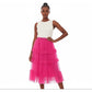 Patchwork Plain Tulle Skirts
