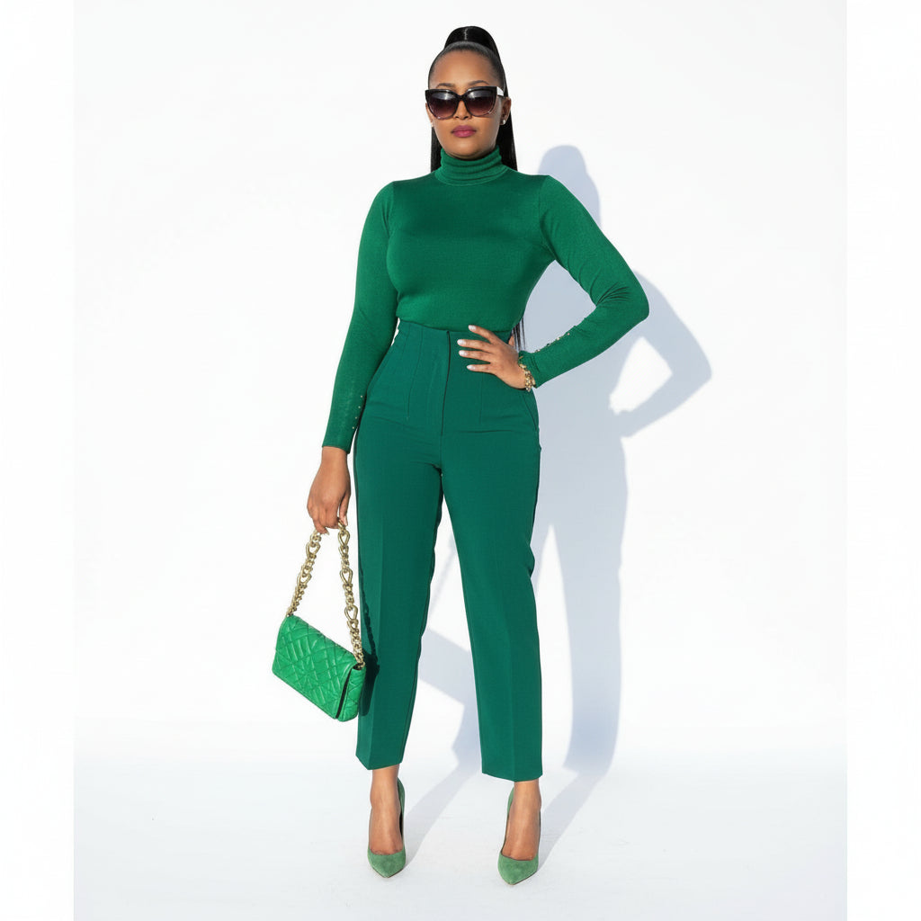 High-waisted Skinny Formal Pants