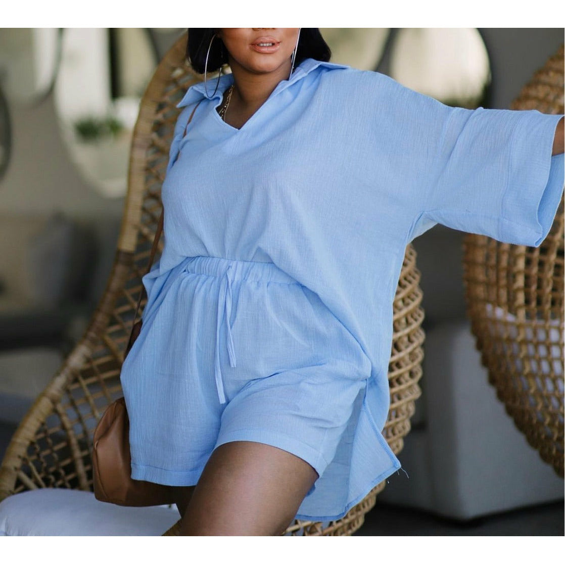 Long Sleeve Top & Short Set