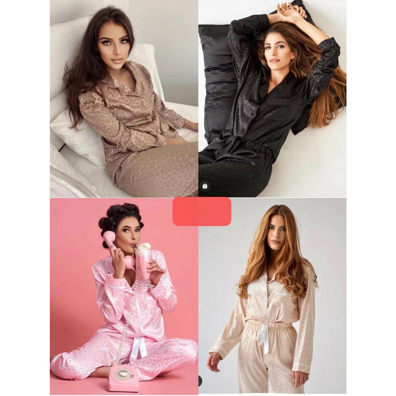 Silky Satin Long Pajama