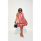 V-Neck Sleeve Midi Bubble Dress