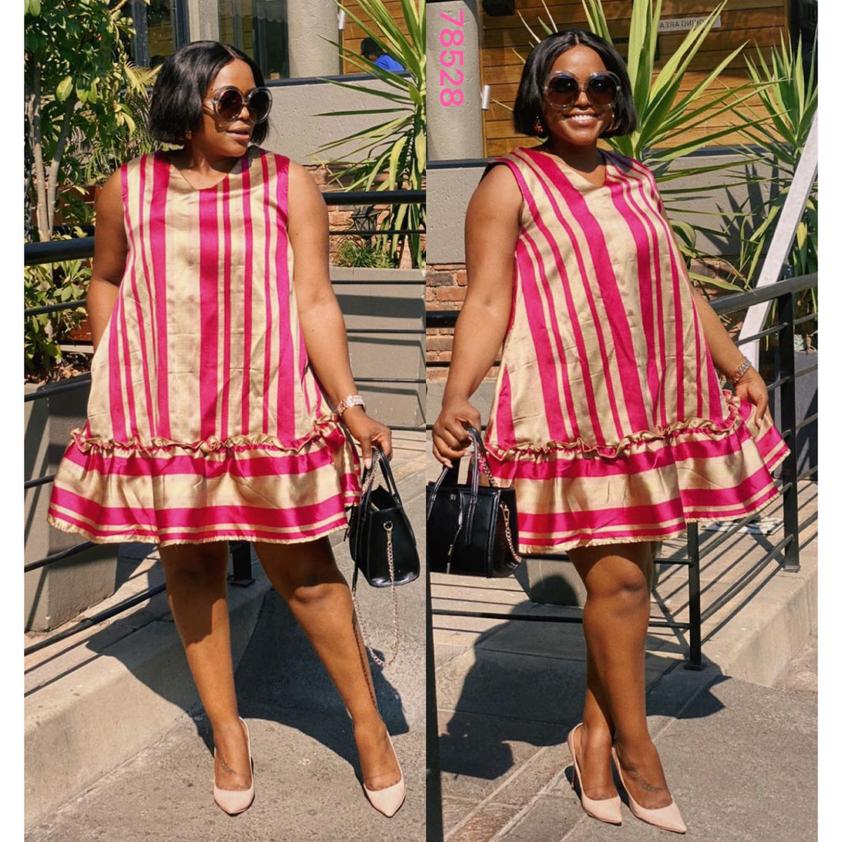 Bubble Long-sleeved Knitted Mid-length Dress
