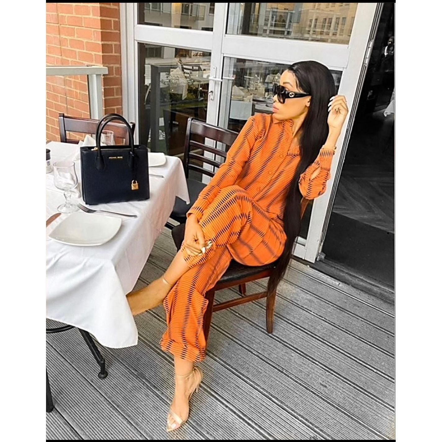 Print Shirt & Pants Set