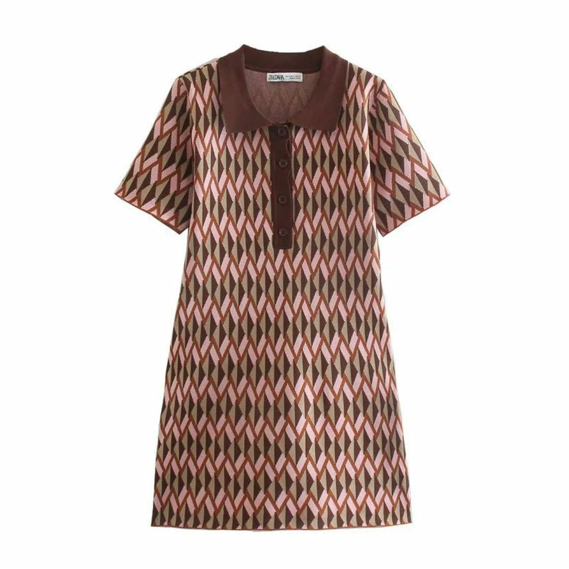 Print Midi Golf Dress