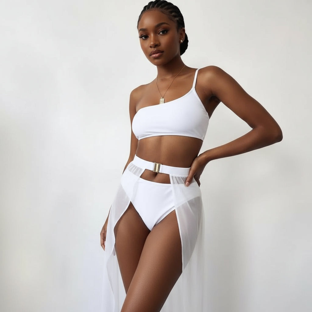 Three Piece Bikini Swimsuit.