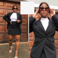Blazer + Mini Skirt formal Set 