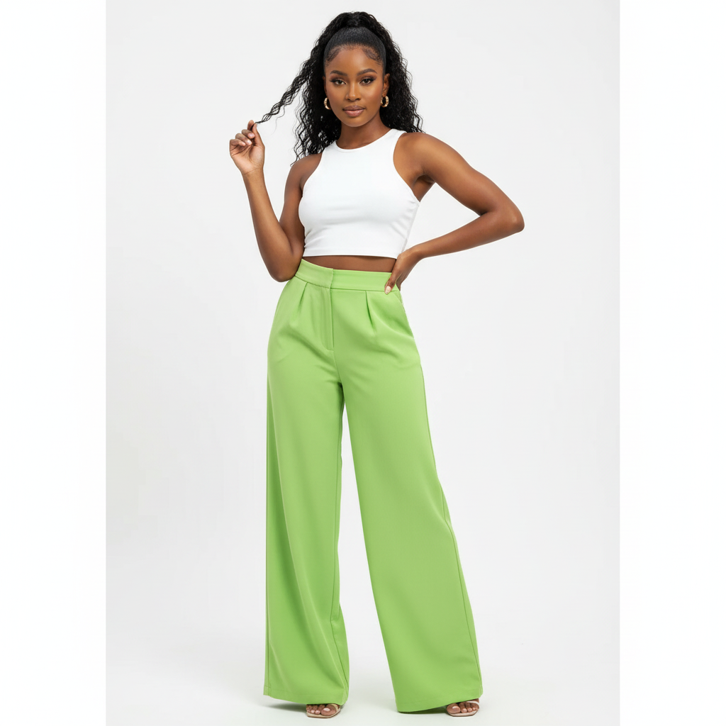 Candy Color Straight Pants