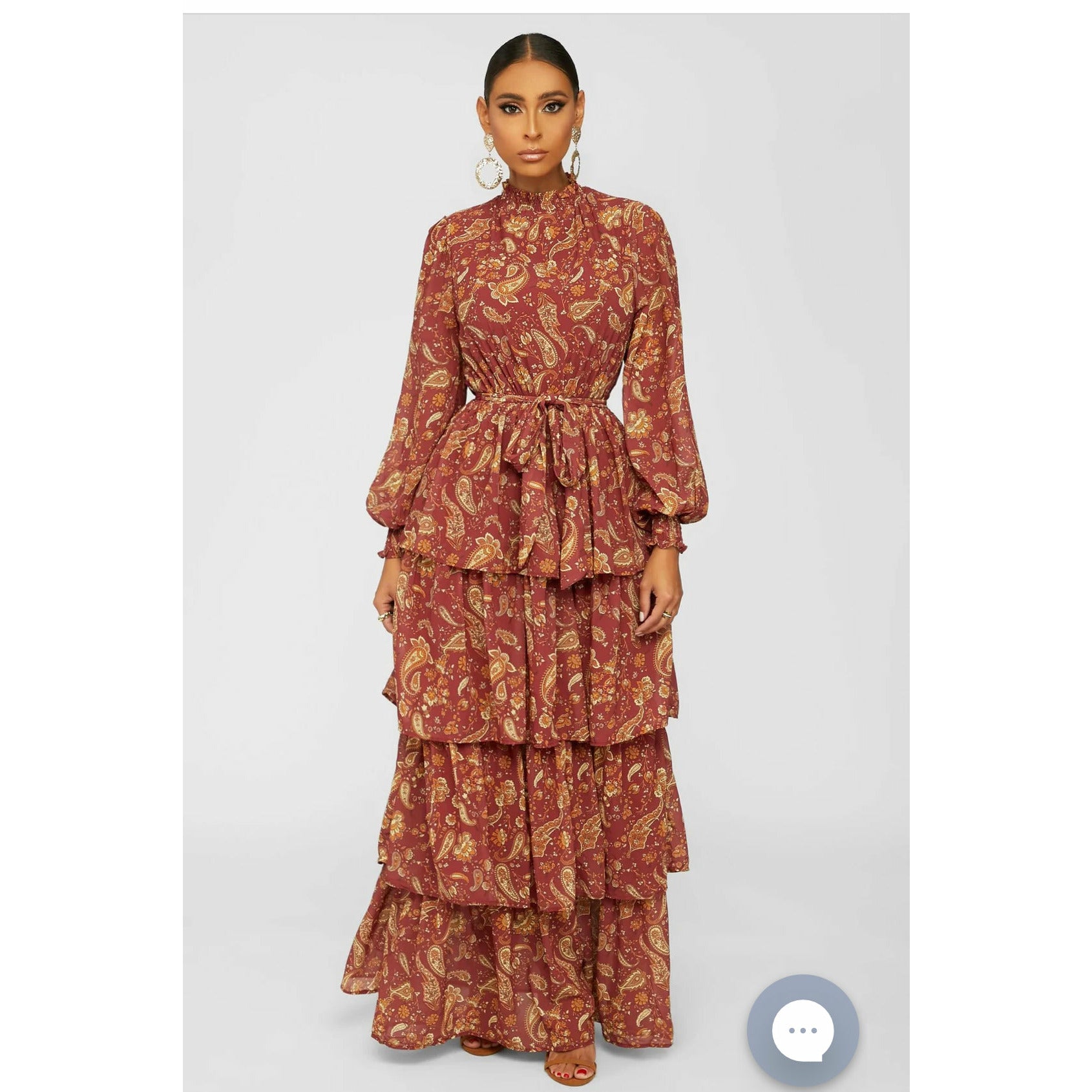 Long Sleeve Floral Maxi Dress – YELLOW SUB TRADING