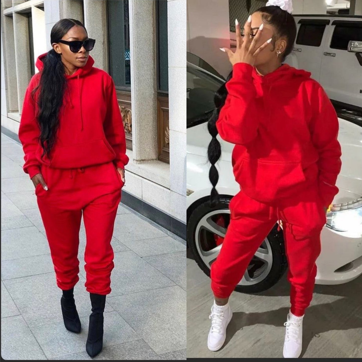 Two Piece Joggers Tracksuit Set