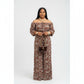 Printed Off Shoulder Jumpsuit