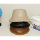 Winter Faux Leather Bucket Hat