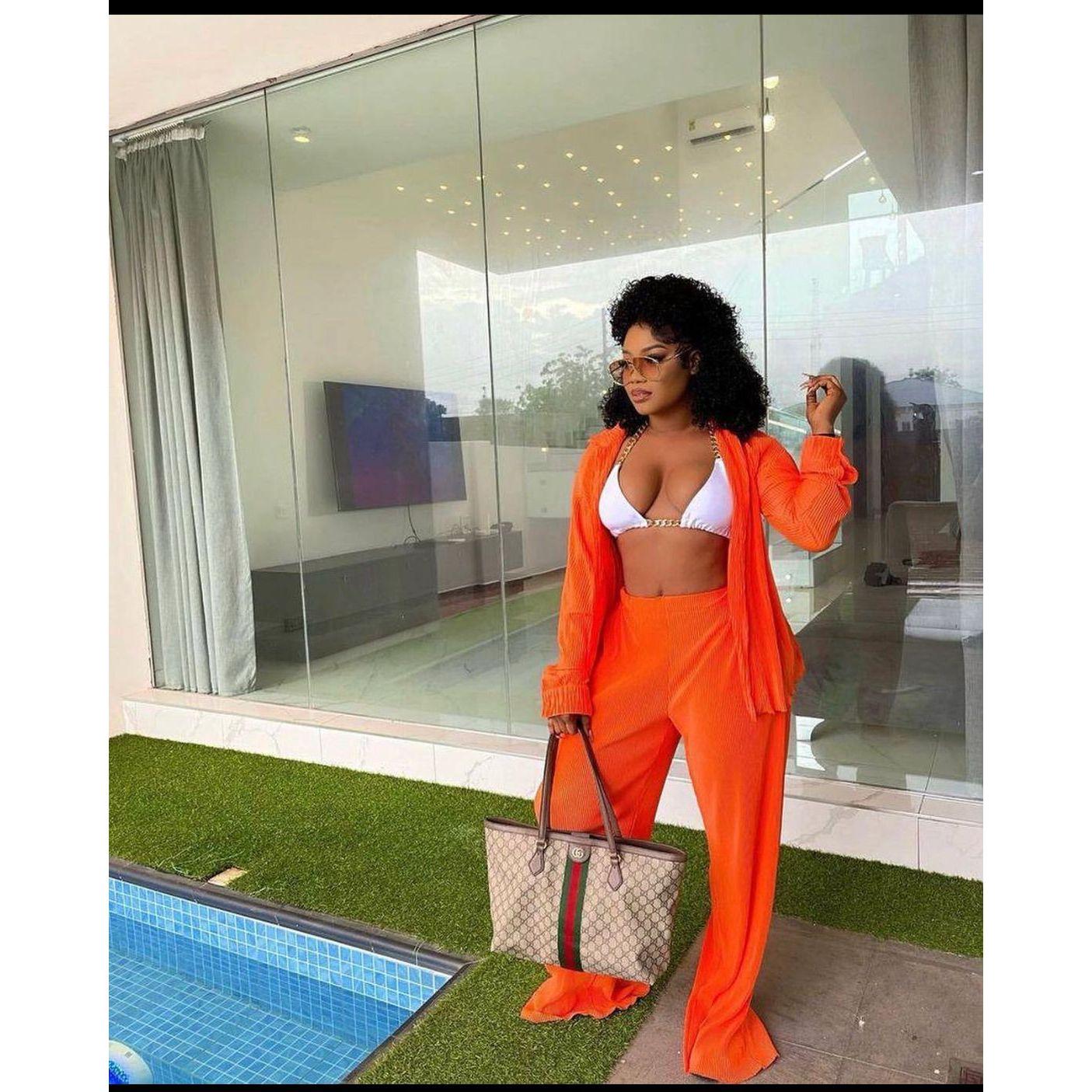 Pleated Shirt & Trousers Two Piece Sets