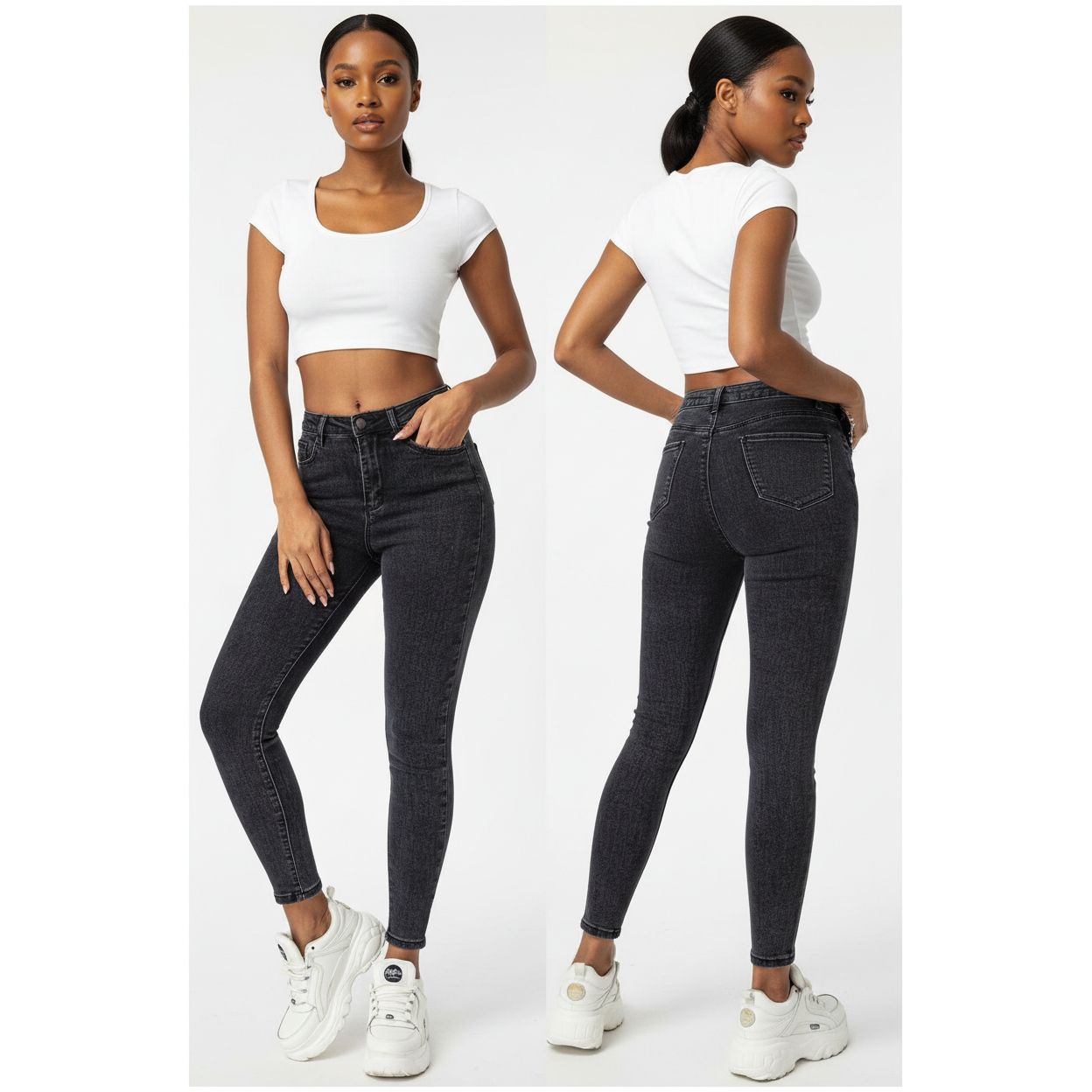 Skinny High Waist Stretchable Pencil Jeans