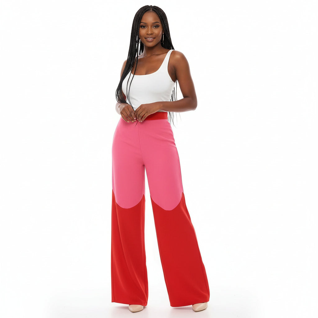 Candy Colour Palazzo Pants