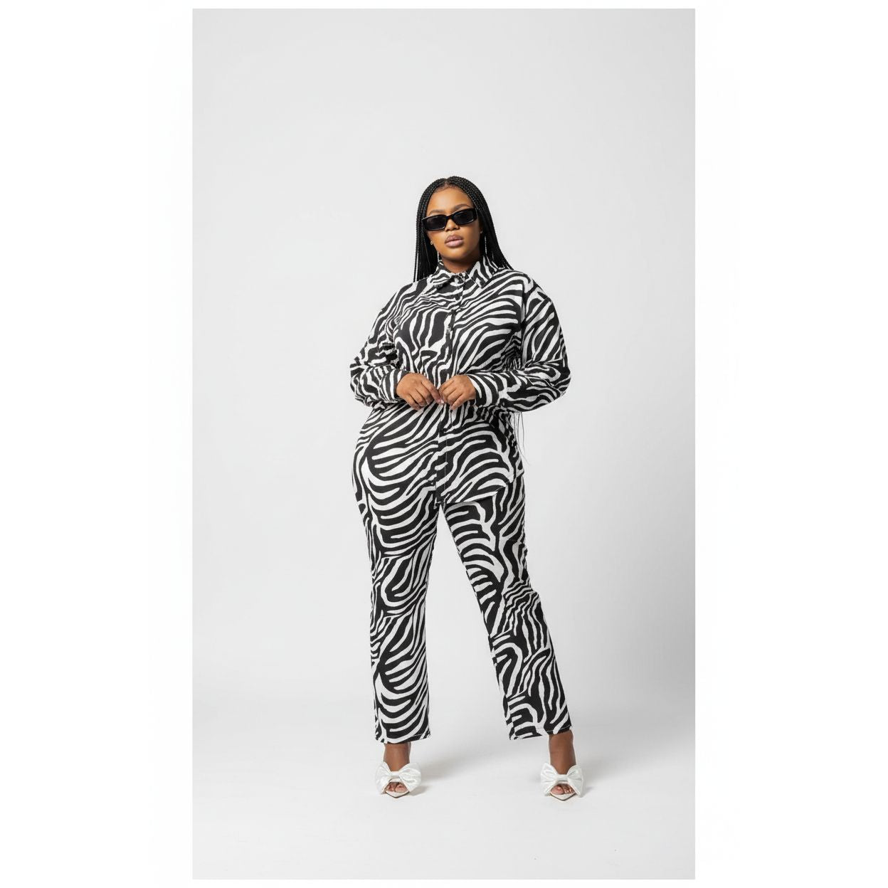 Zebra Print Casual Set