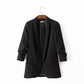 Three Quarter Sleeve Regular Fit Formal Blazer