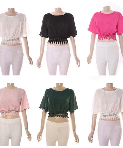 Short Sleeve Crop Top