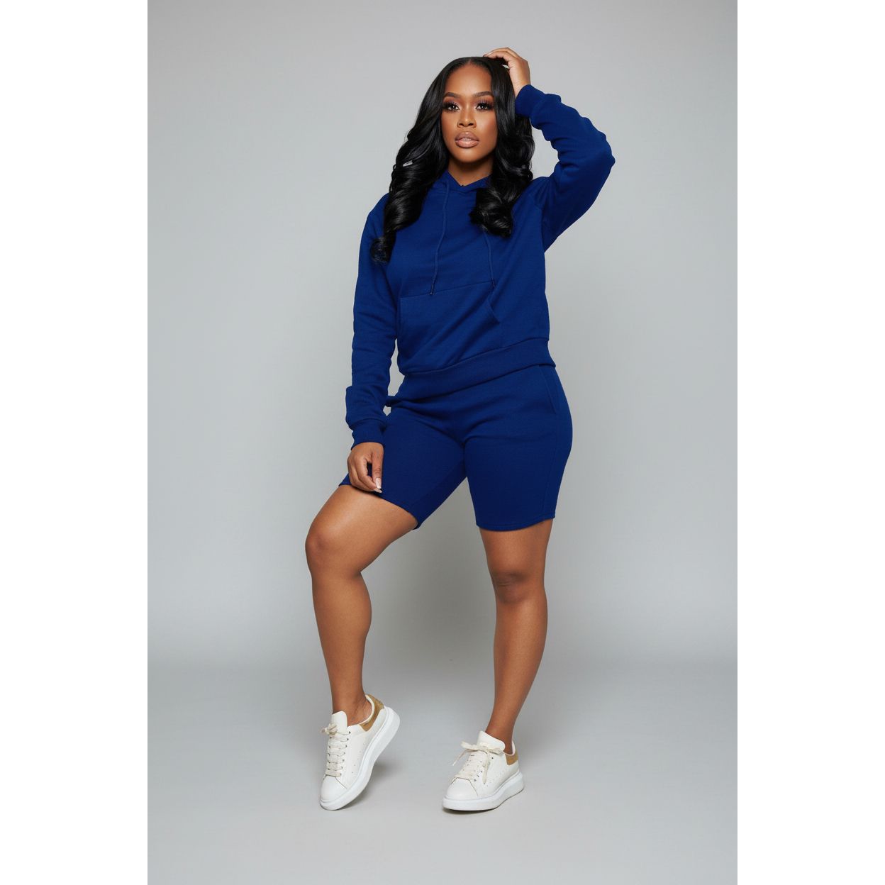 Leisure Short Hooded Two-Piece Suit