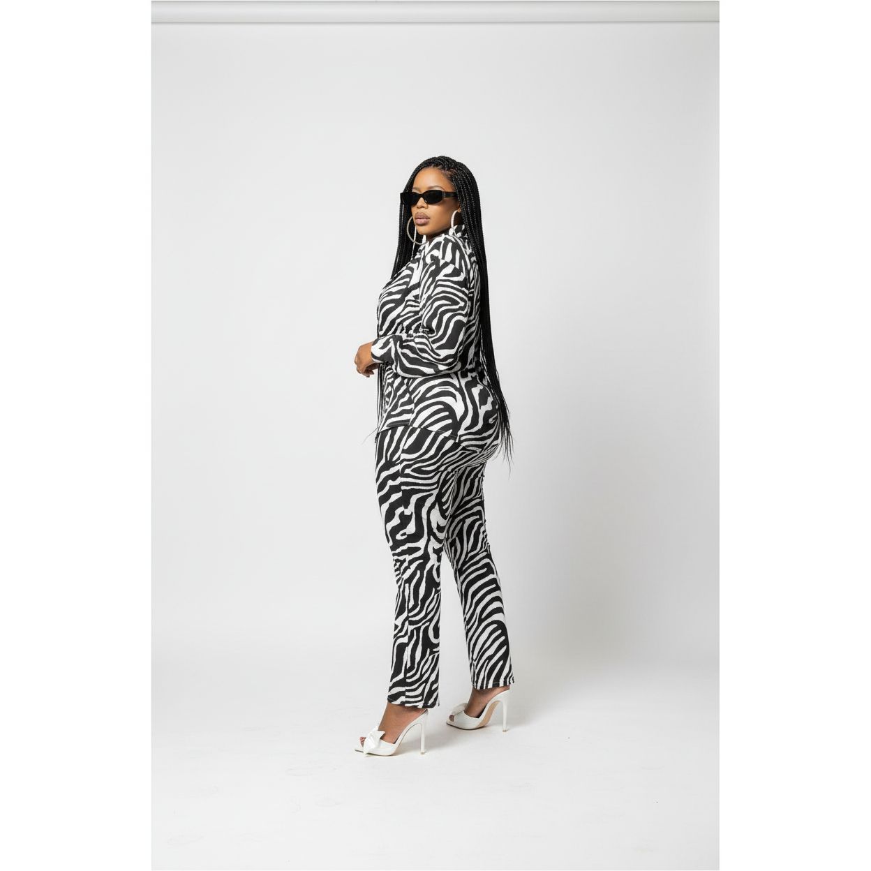 Zebra Print Casual Set