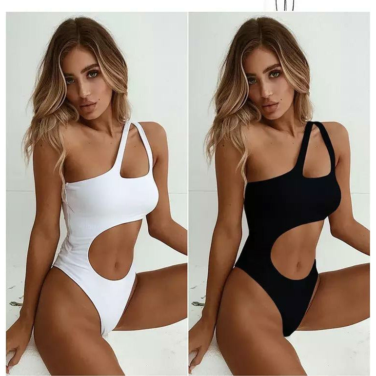 One Shoulder Sexy One Piece Bikini