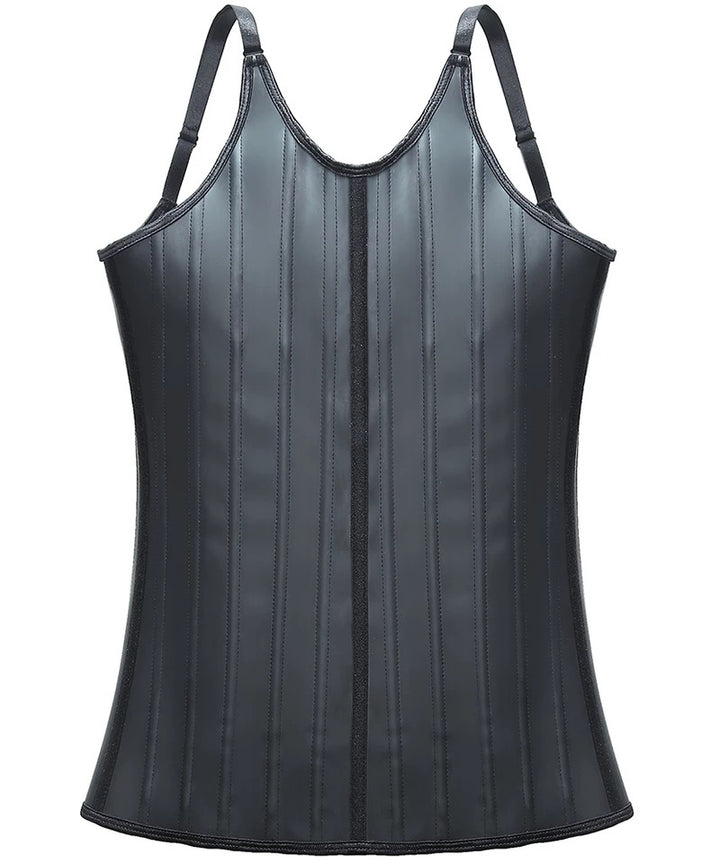 9 steel bone Breathable Latex Corset Vest Waist Trainer