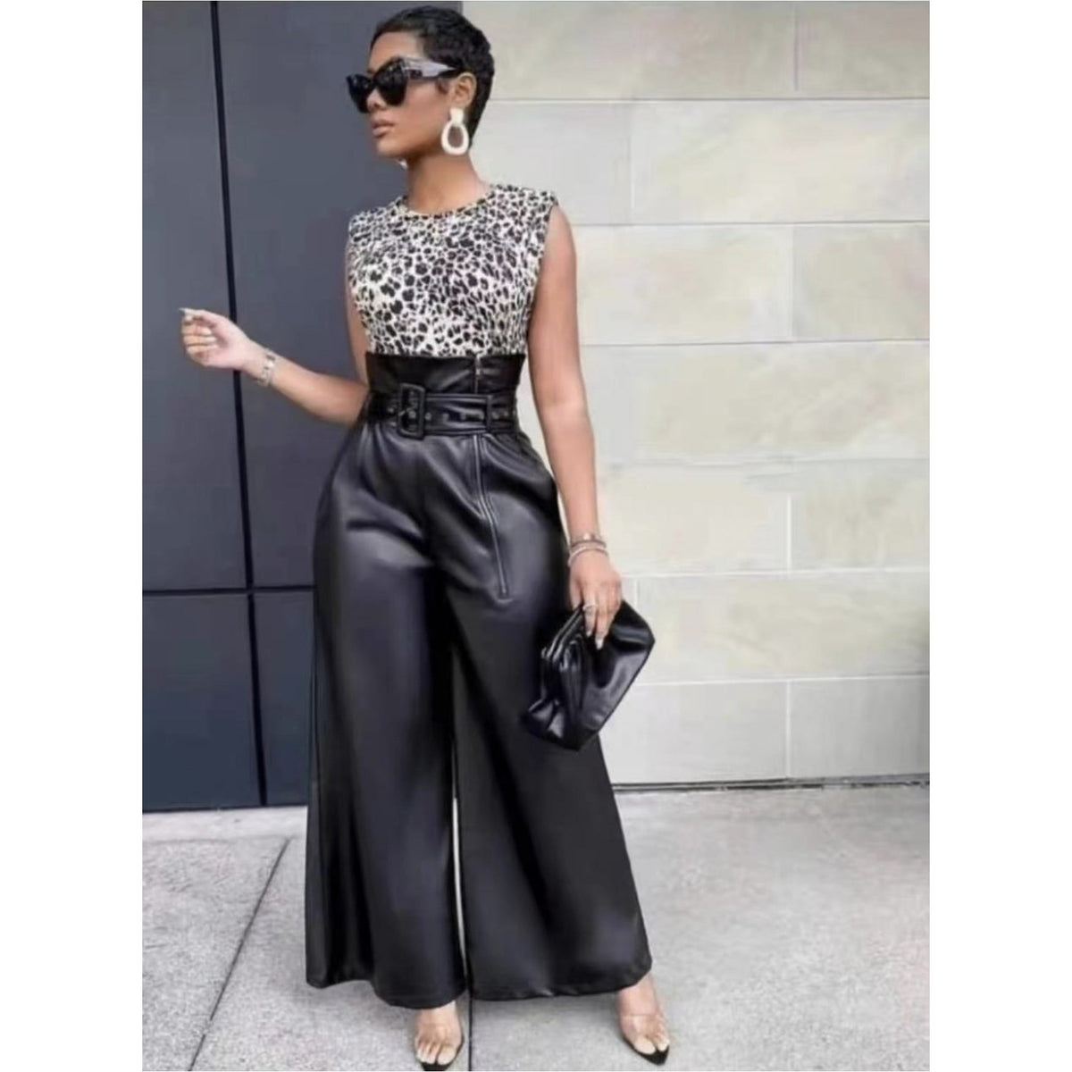 Floral Letter Print Two Piece High Waisted Palazzo Pants Set Full Sleeve  Basic Blouse And Wide Leg Trouser For Business And Formal Wear From  Blueberry12, $23.53 | DHgate.Com