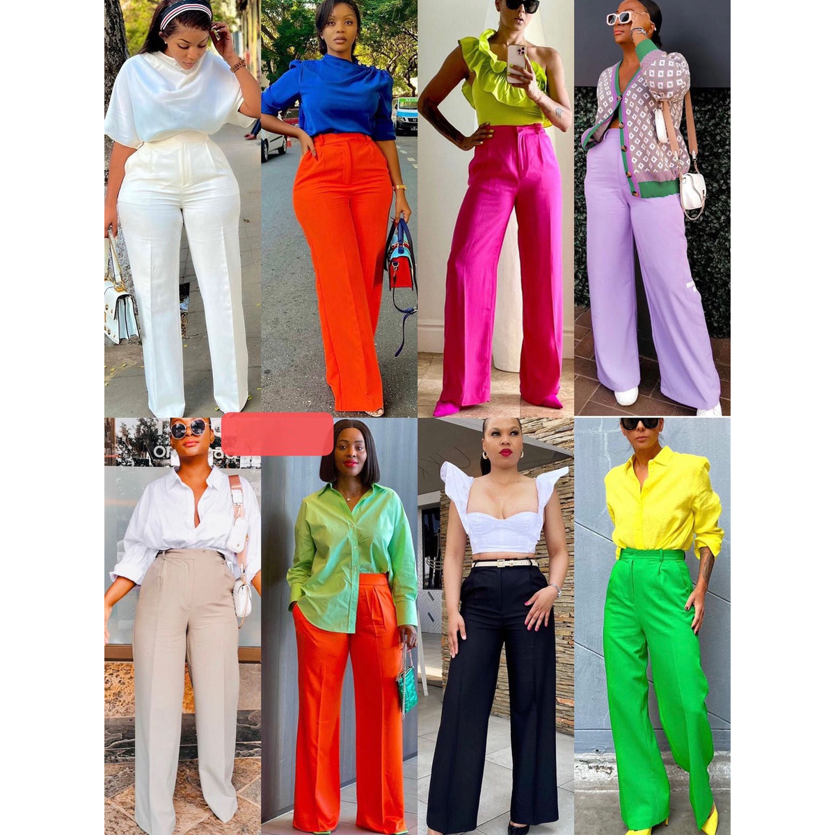 Candy floss straight pant
