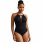 Halter Neck One-piece Summer Monokini Swimsuit