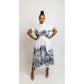 Forest Print Shirt and Skirt Set