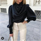 Puff Shoulder Long sleeve Blous