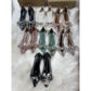 Diamond Bow PVC Pointed Shoe
