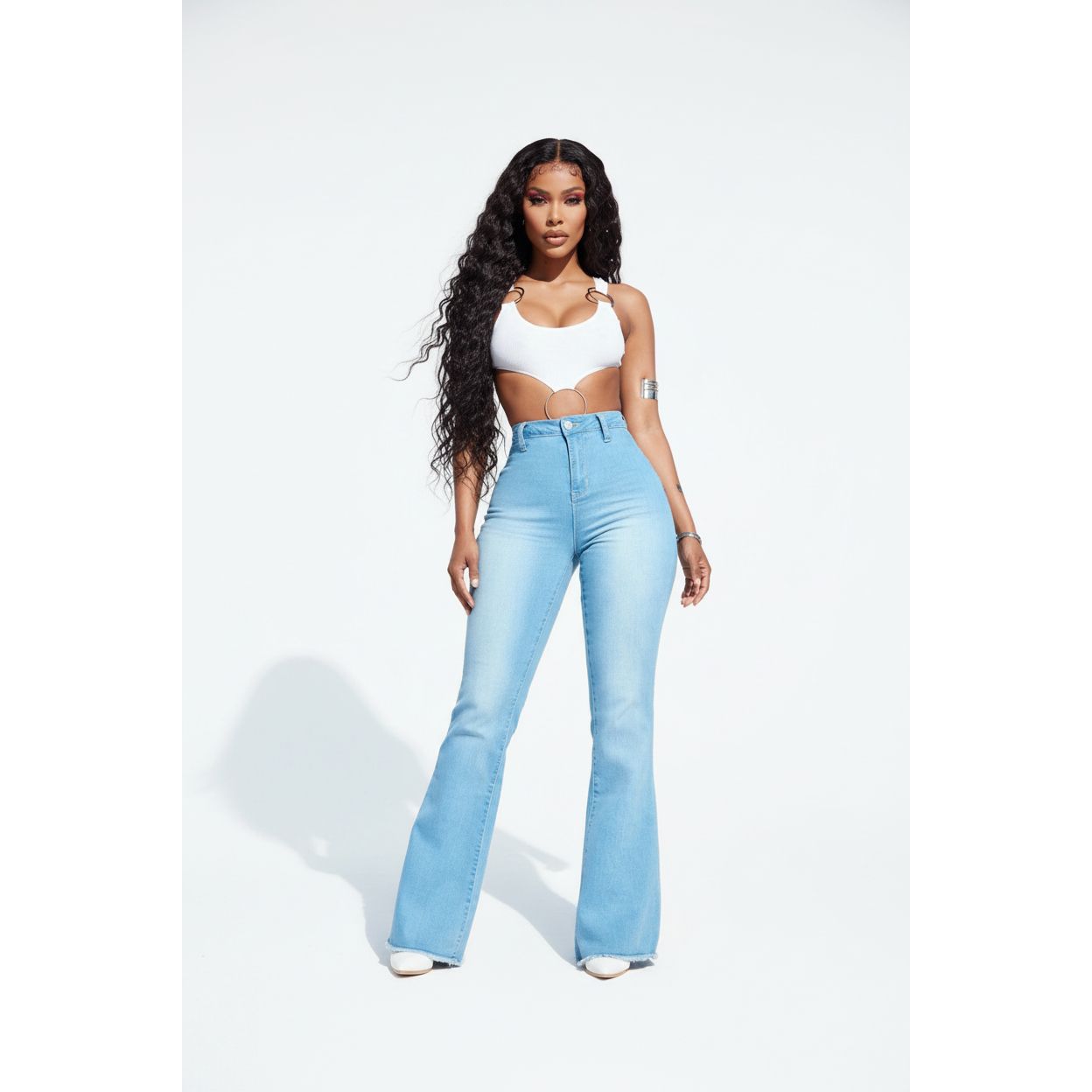 Bellbottom High Waisted Jeans