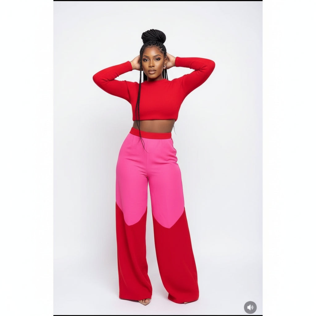 Candy Colour Palazzo Pants