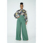 High Waisted Wide Leg Casual Pants