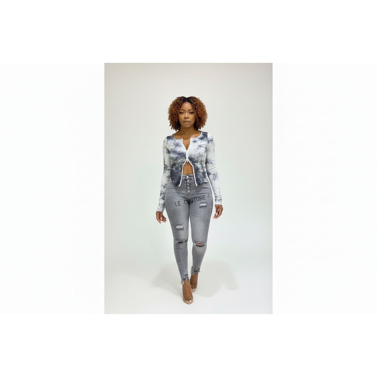 Button Up High Waisted skinny jeans