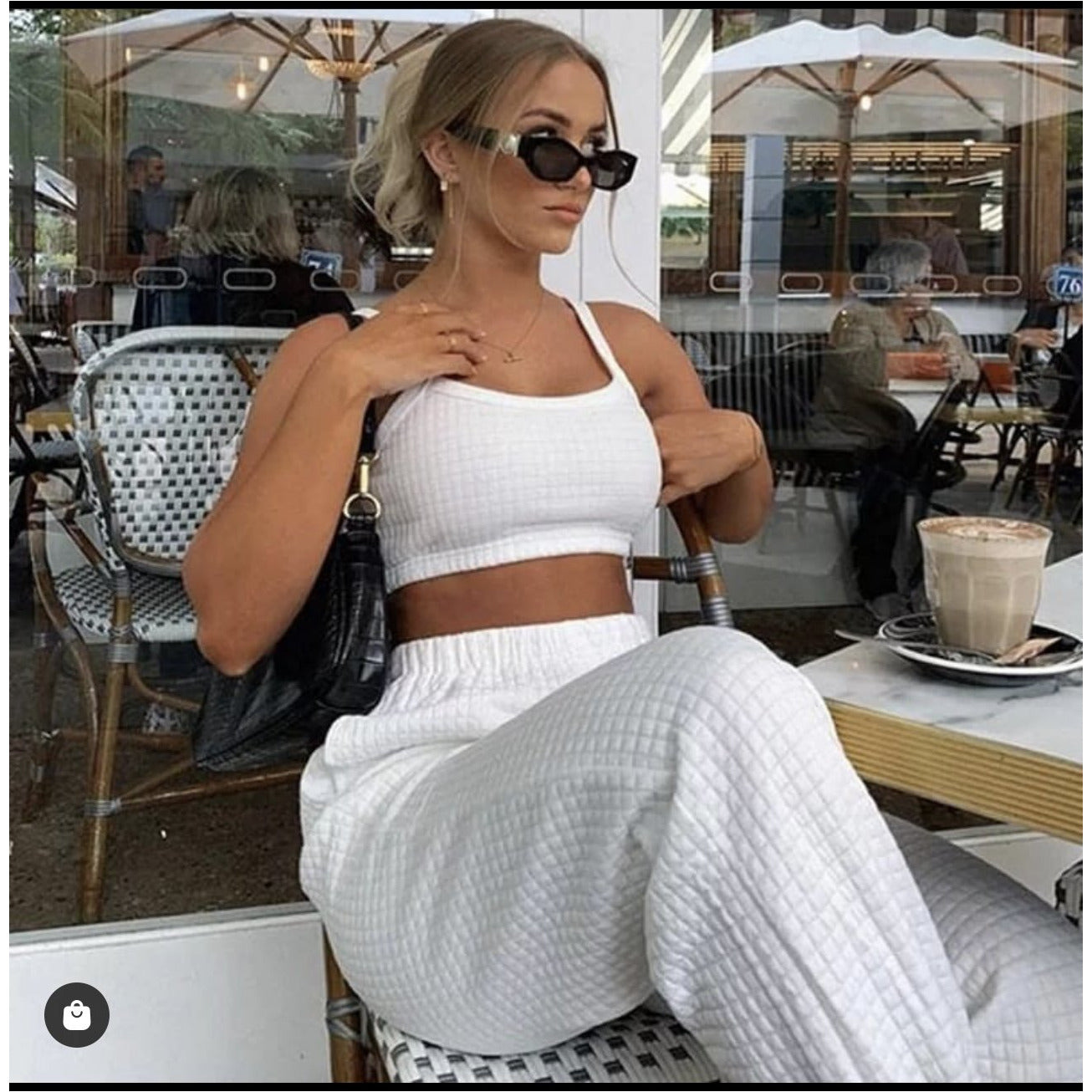 Pant and Crop Top Set