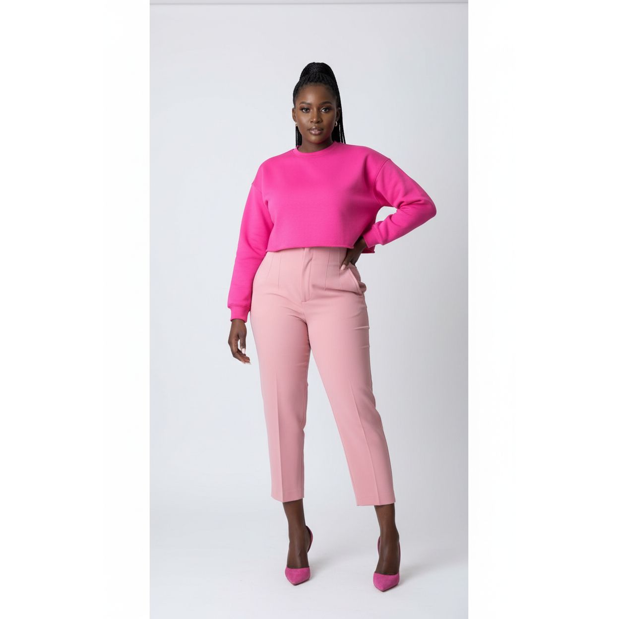 High-waisted Skinny Formal Pants