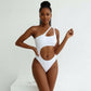 One Shoulder Sexy One Piece Bikini