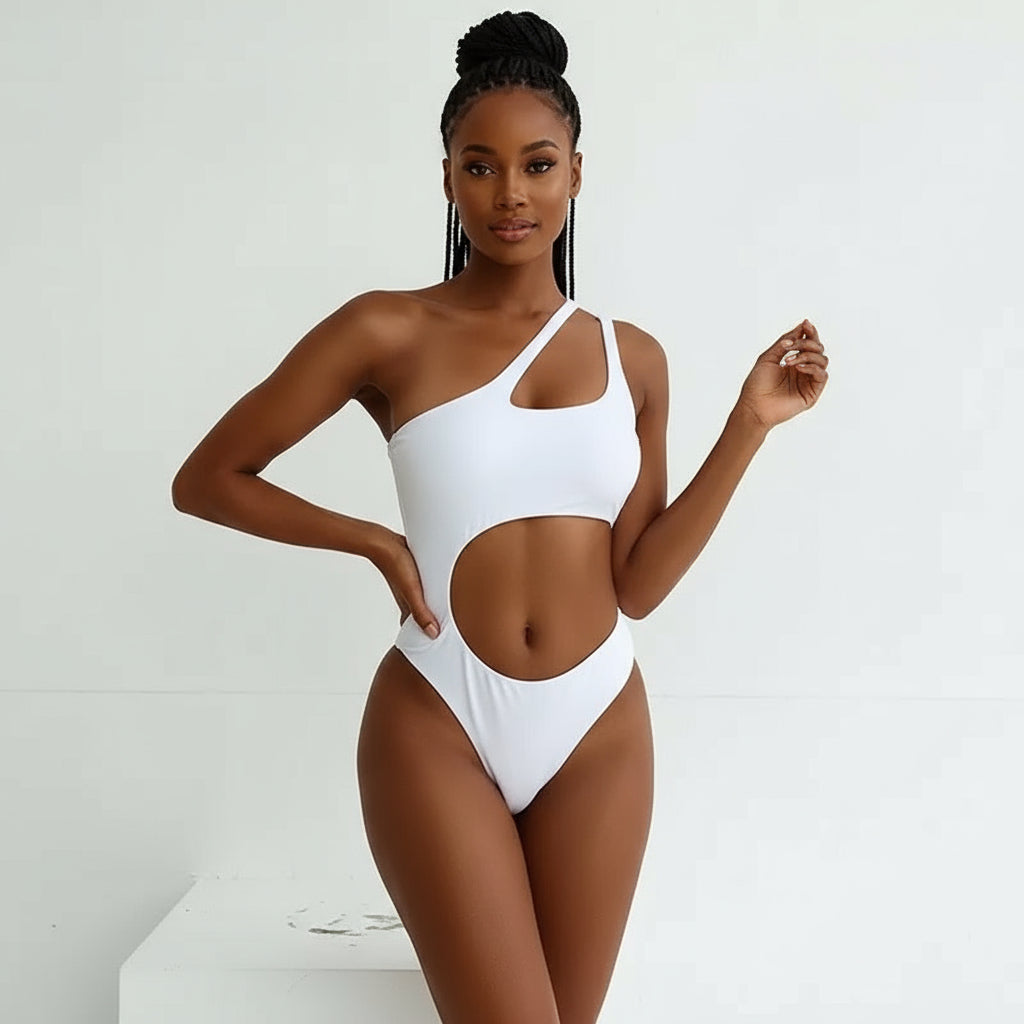One Shoulder Sexy One Piece Bikini