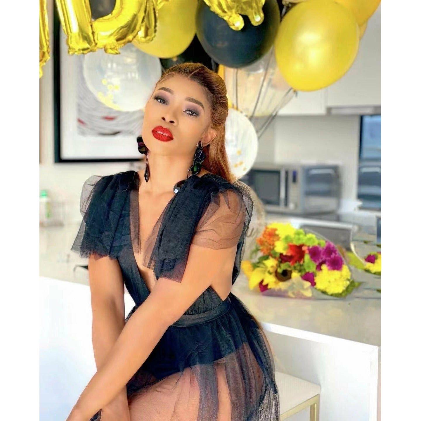 See Through Party Swimming Dress