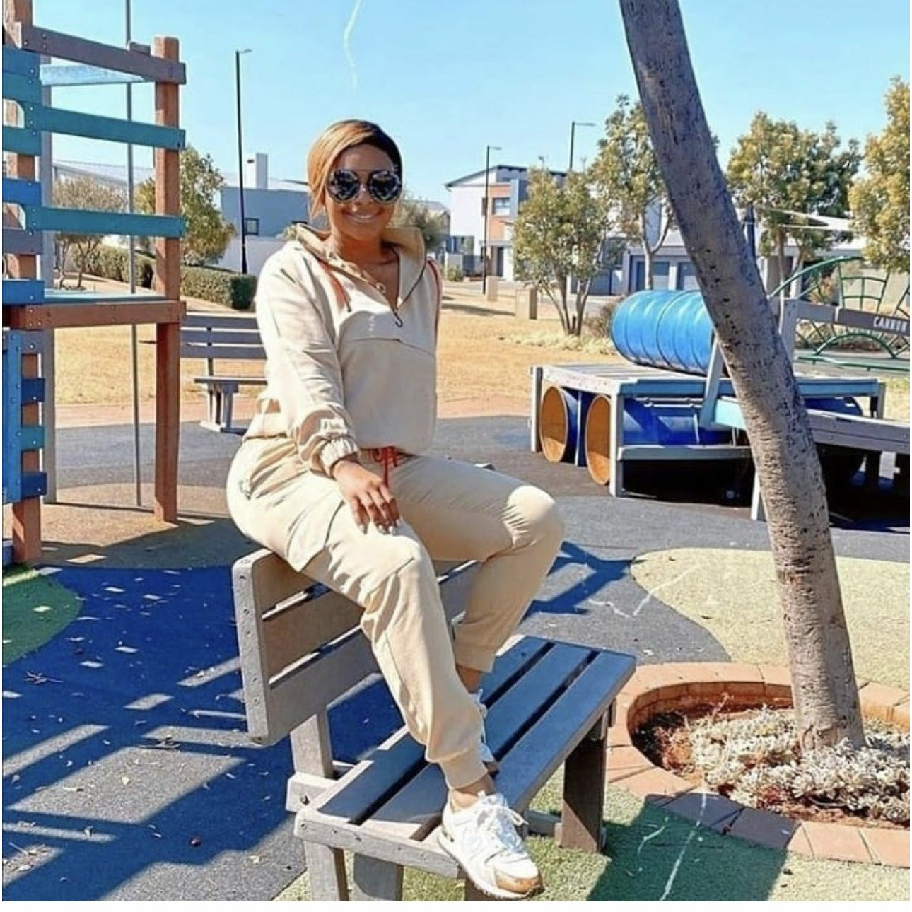 Cargo Solid Color Tracksuit 2 Piece Set