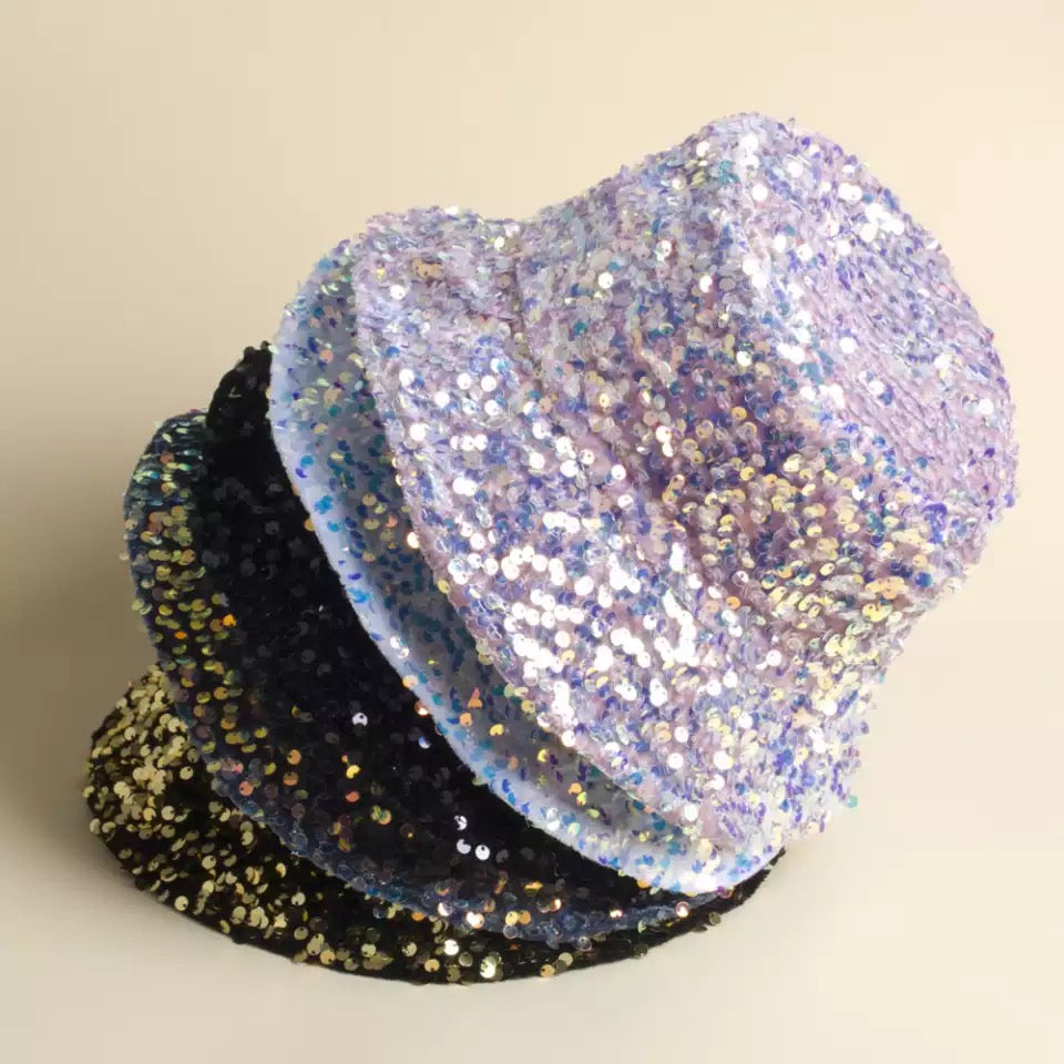 Sequin Bucket Hat