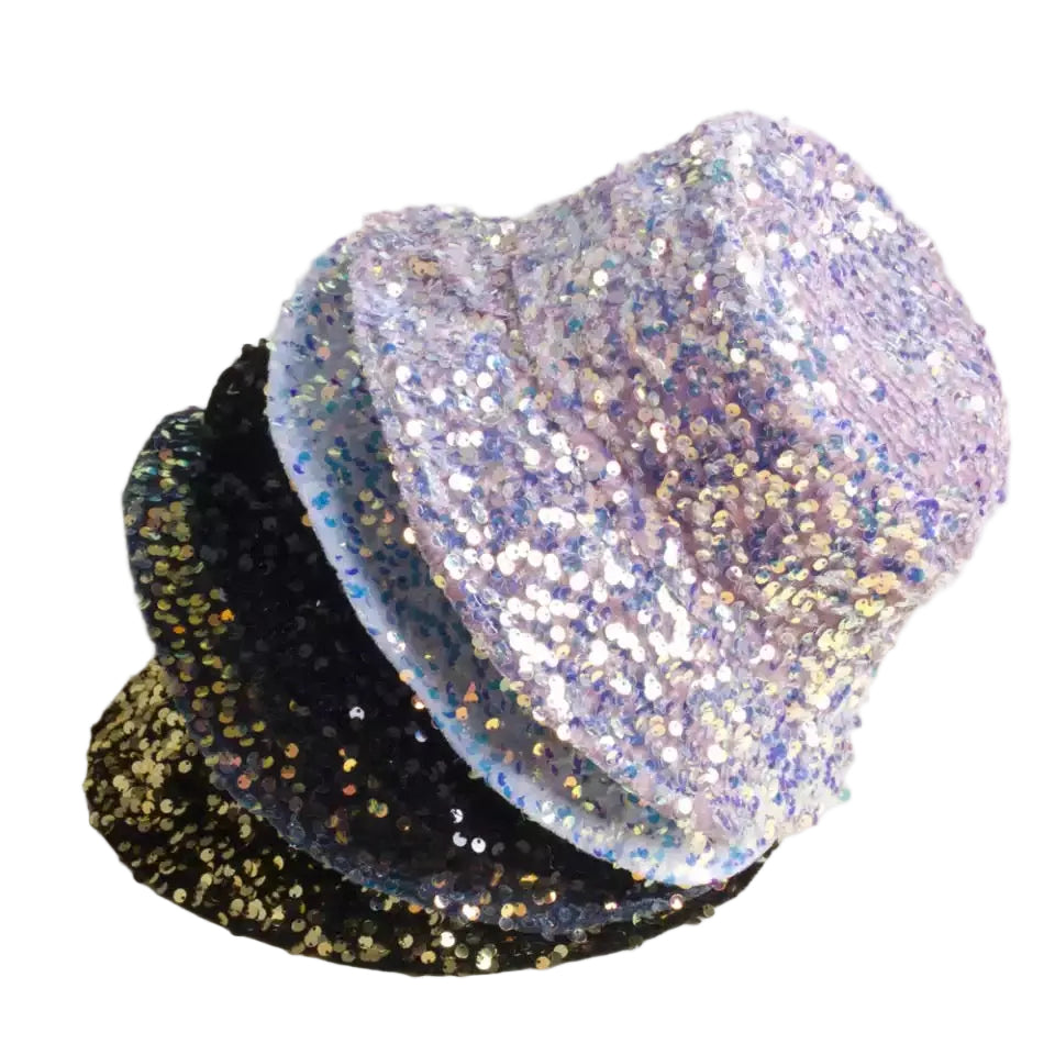 Sequin Bucket Hat