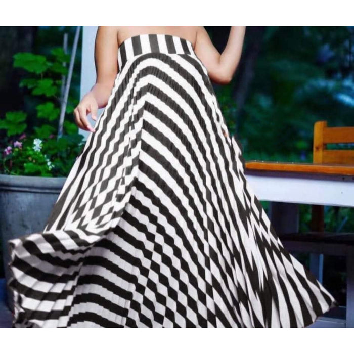Pleated Long Skirt — YELLOW SUB TRADING