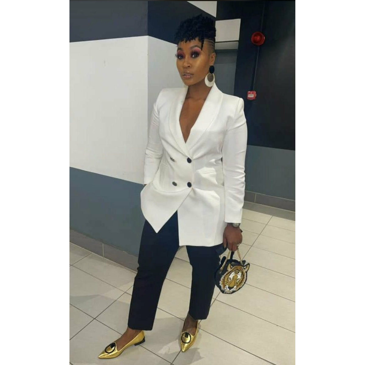 Long Formal Blazer Coat